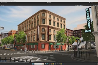 create game envionment, 3d game world, unity map, level design and gameplay