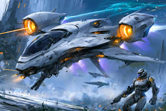 do sci fi spaceship design