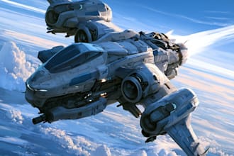 do sci fi spaceship design