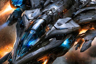 make sci fi spaceship design