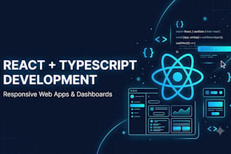 develop responsive web apps with react and typescript