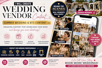 be your event planners and wedding vendors social media manager