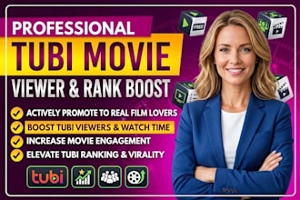 actively promote your tubi movie to real film lovers boost tubi viewers and rank