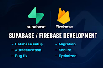 develop, fix, and optimize your supabase or firebase backend