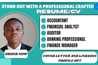 write and revamp your accounting and finance resume