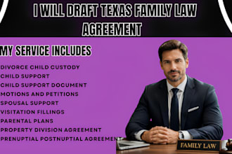 draft texas custody child agreement, for parenting plan, divorce and family law