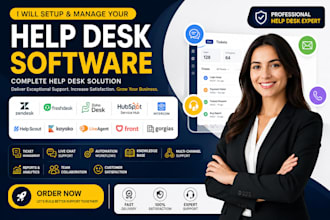 setup and optimize your help desk software for customer support via zendesk
