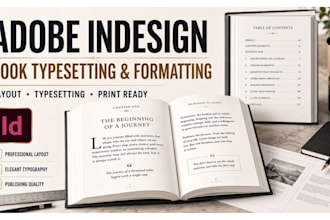 do adobe indesign typesetting, indesign formatting, and adobe indesign layout