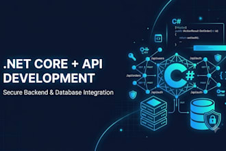 build secure backend apis using dotnet core and sql