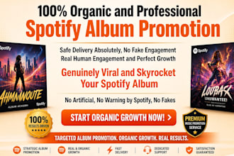 do email marketing campaign for spotify album music track promotion