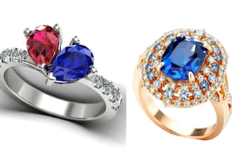 jewelry sketch design, jewellery cad 3d jewelry render, rings, pendant, earrings