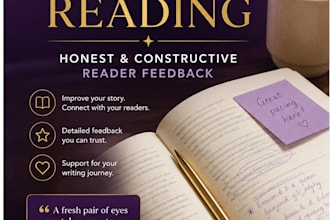 beta read your book or manuscript