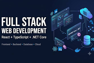 develop full stack web applications with react and dotnet