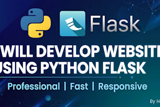 develop website using python flask