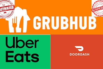 reinstate deactivated uber eats, doordash, and grubhub driver account