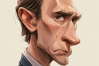 draw political caricature and cartoon