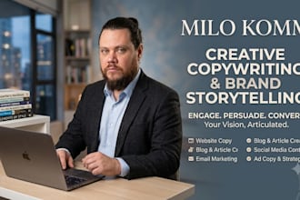 write creative copy and engaging content for your brand