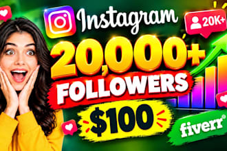 grow 20k instagram followers instant