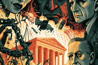 draw political caricature and cartoon