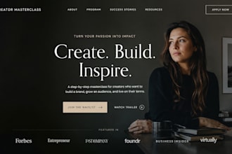 build squarespace creator masterclass course membership website