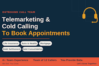 provide professional telemarketing and cold calling to book appointments