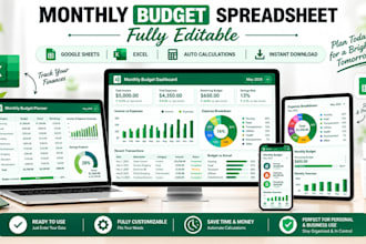 design custom excel spreadsheet, excel vba, excel macros dashboard google sheets