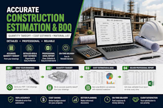do professional construction estimating and takeoff