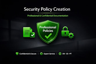 create professional security policies tailored to your business