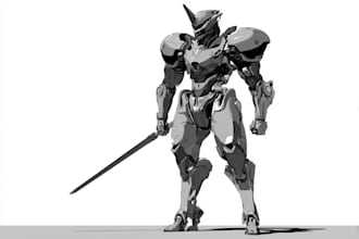high quality robot, mecha concepts