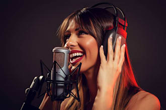 be your female acoustic, country, pop singer, rock, rnb, hip hop, edm vocalist