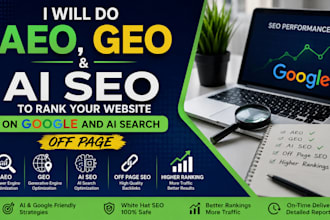 do aeo GEO and ai SEO to rank your website on google and ai search