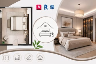create bedroom layout plans, residential interior space planning