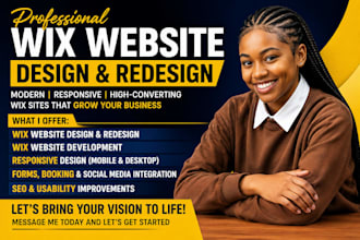 wix website design wix website redesign wix website development wix website
