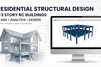 design and analyze reinforced concrete residential buildings with etabs