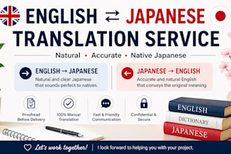 translate english to japanese or japanese to english