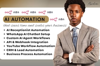 n8n ai api receptionist n8n whatsapp chatbot n8n youtube automation n8n ai agent