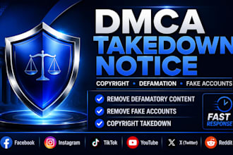 remove copyright, leaked, harassing and infringing content from facebook, youtub