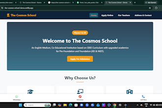 build a responsive HTML CSS website for school or business