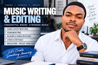 do album music song review, magazine analysis, song ghostwriter lyrics critique