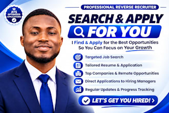 search and apply, apply for jobs, job application by reverse recruit