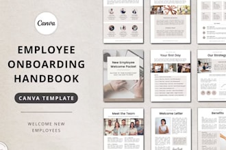 canva employee handbook 2026 HR forms onboarding guide welcome handbook