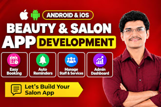 develop beauty and salon app, hair barber booking app in flutter