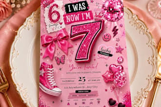 design canva birthday invitation kids and adult birthday invitation design