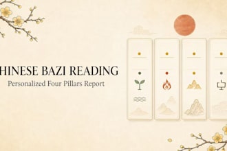 provide a personalized chinese bazi four pillars reading