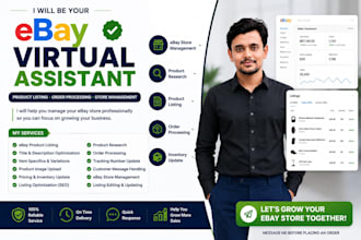 be your professional ebay VA for product hunting and listing