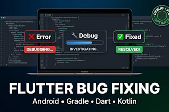 fix flutter app bugs and android build errors