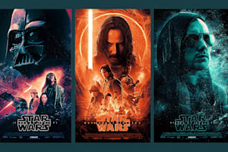 design a professional movie poster