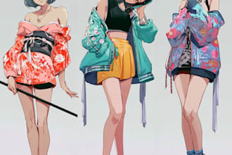 do an anime or comic character