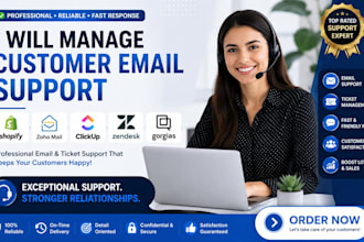 manage shopify zoho mail clickup zendesk gorgias customer email support