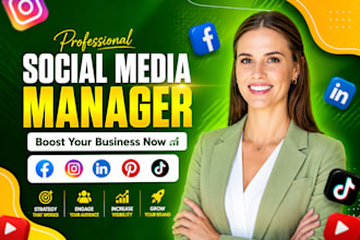 be your social media marketing manager and content creator